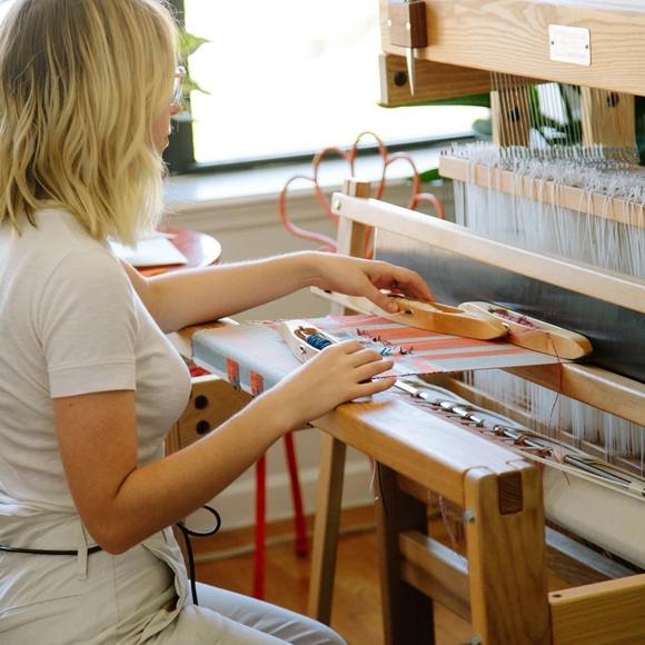 Authentic Mark Cross x Meghan Spielman Handwoven Rare The Susanna Bag - Picture 13 of 14